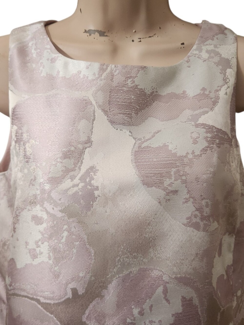 SLATE & WILLOW 'Andy' Pink & Silver Mini Shift Dress - Size XS - Picture 4 of 12